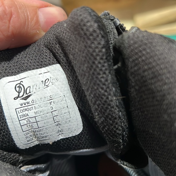 Danner Boots Men’s Size 11.5 D Lookout Side Zip 8” Tactical Work Boots Black - Picture 8 of 10